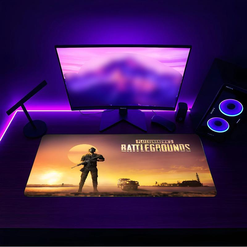 PUBG (32) Mauspad mit rutschfester Gummibasis, geeignet für Heimbüros und ein ideales Geschenk für Gamer
