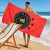 Red Manchester United Towel Beach Towel Quick-drying for Travel Outdoor Sports Jogging Beach and Swimming