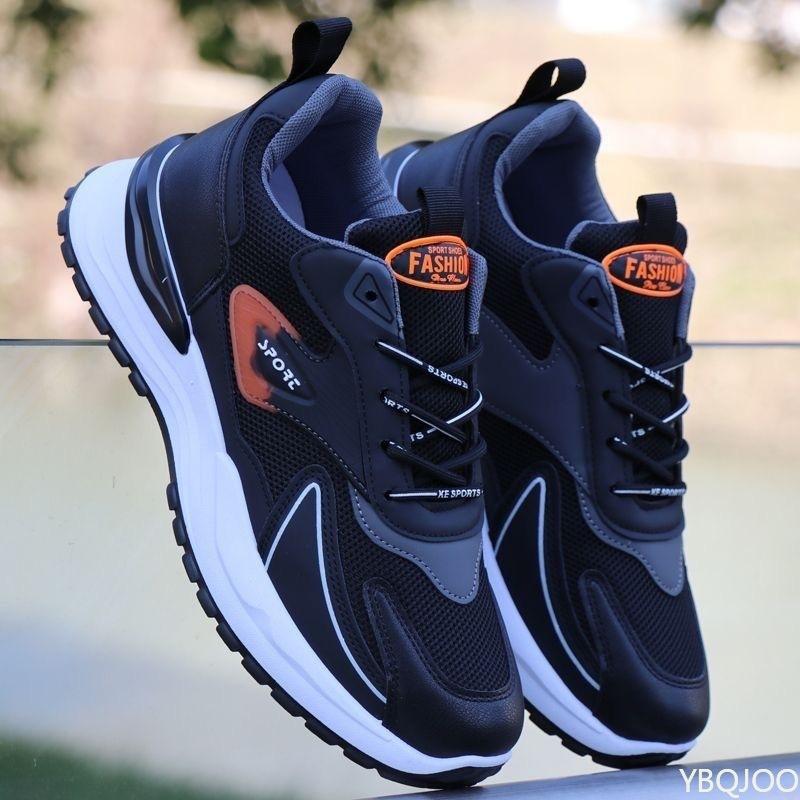Spring and Autumn New Men's Shoes Lightweight Comfortable Fashionable Outdoor Breathable Anti Slip Casual Sports Shoes