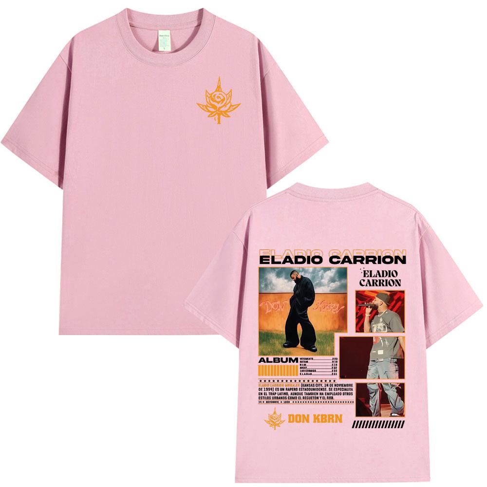 Eladio Carrion DON KBRN New Album Graphic Tshirts Unisex Women Clothing Fashion Hip Hop T Shirt Casual Cotton Short Sleeve Tshirt