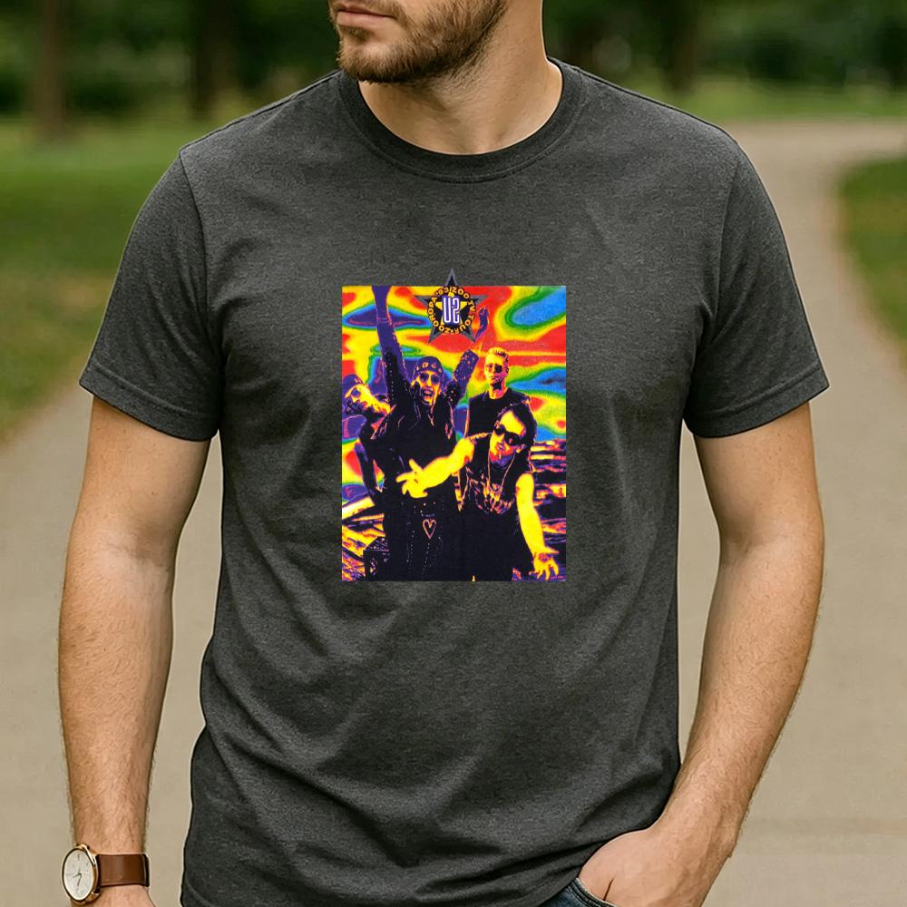 Vintage U2 Band Live Concert Photo Graphic T Shirt Unisex Cotton Short Sleeve Rock Music Fans Casual Tee Festival Merch