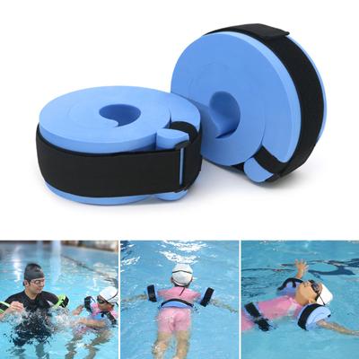 1Pair Foam Swim Aquatic Cuffs Ankles Arms Belts with Quick Release Buckle Water Aerobics Float Ring for Swim Fitness