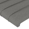 VidaXL Kopfteil Dunkelgrau 80x5x78/88 cm Stoff