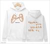 Hooded Sweater Fashion Print Double Astronaut Hooded Loose Jacket Casual Sports Sweater Couple
