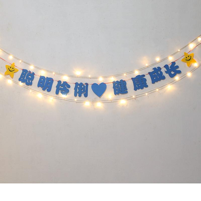 Children's Birthday Banner & Decorations for 1st to 10th Birthday Parties