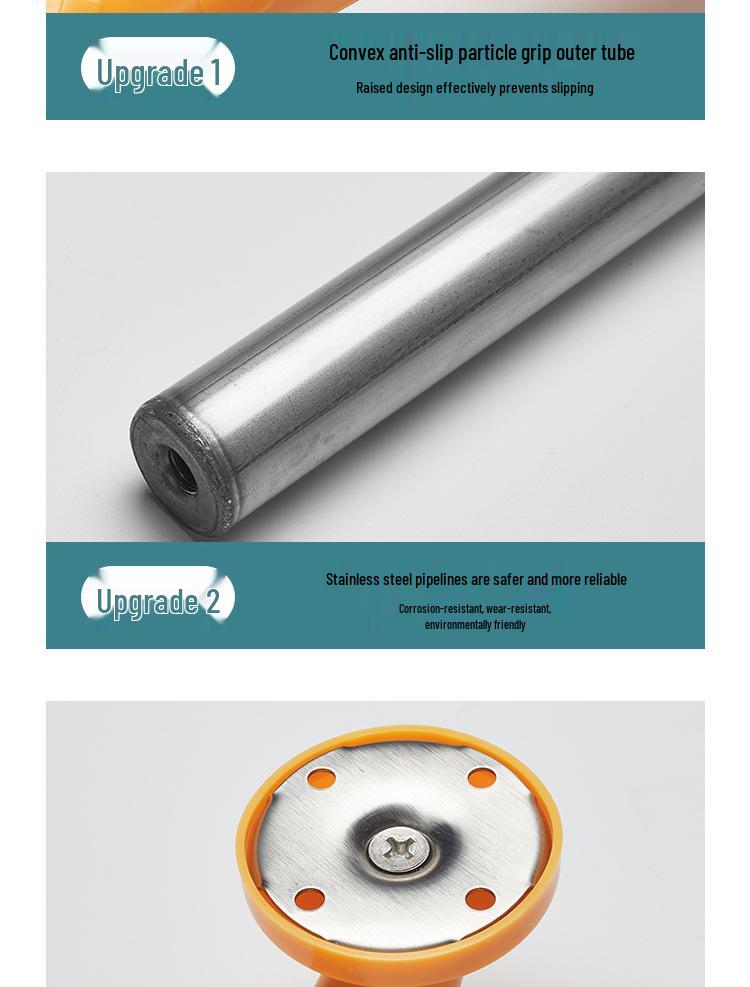 Stainless Steel Bathroom Handrail for Disabled, Elderly, and Pregnant Women