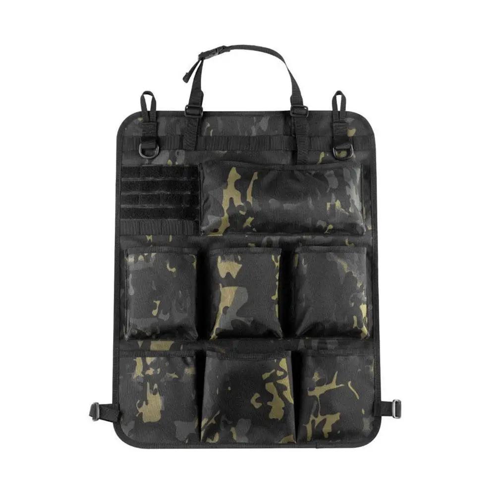 Car Seat Back Storage Bag Multi-purpose Camouflage Accessory Storage Hanging Organizer Seat Pocket Tidying Bags Stowing Int M0I9