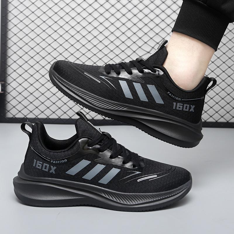 Summer ultra-light breathable men's shoes high-quality mesh sports shoes casual running shoes outdoor non-slip white mesh shoes