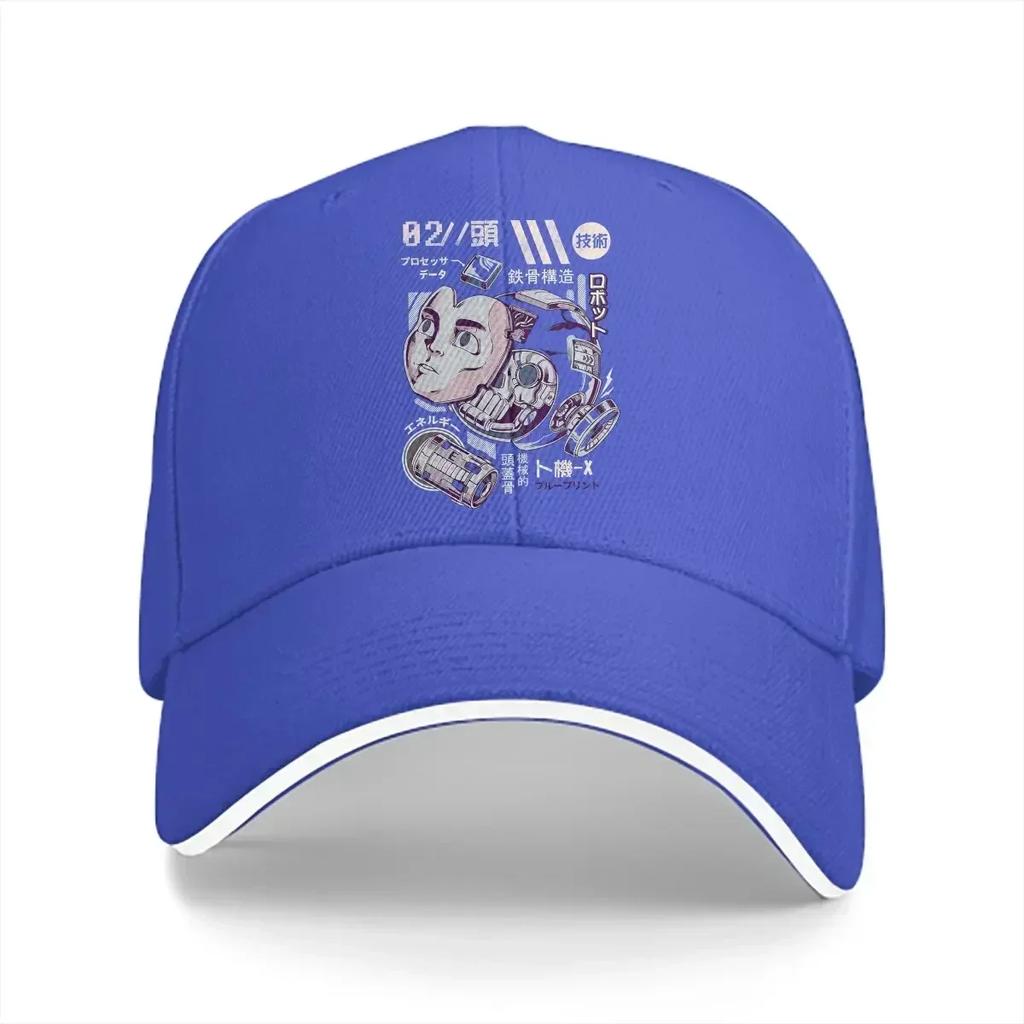 Washed Mens Baseball Cap Inside the Head Trucker Snapback Caps Dad Hat Super Metroid Golf Hats