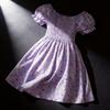 Girl Summer Princess Dress With Floral Print Cotton Blend For Toddler