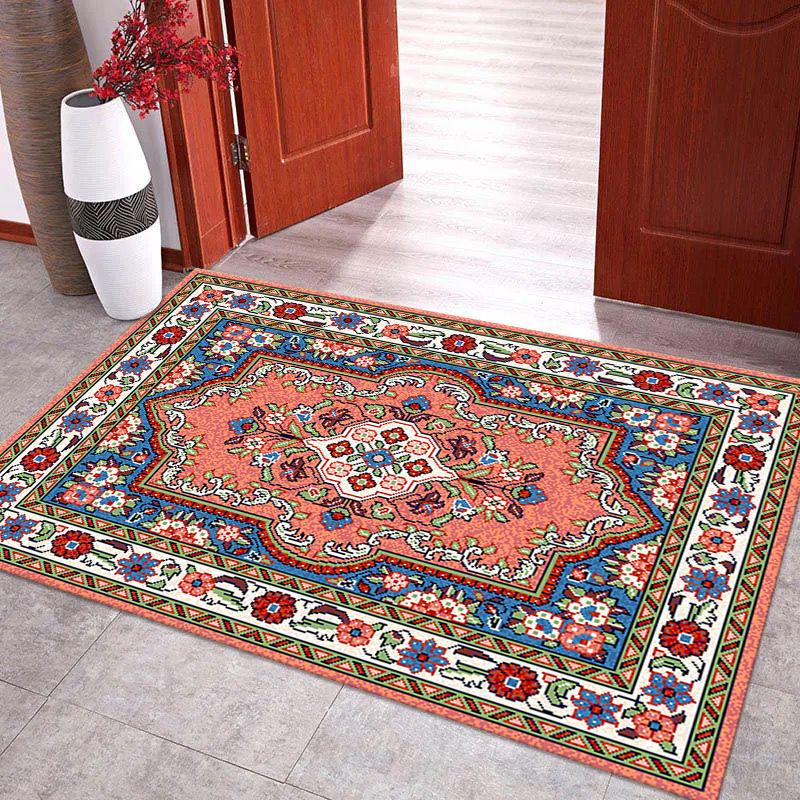 Retro etnický styl koberec vstupní rohožka do dveří obývací pokoj ložnice koberec ke konferenčnímu stolku protiskluzová oděruvzdorná rohožka ke dveřím