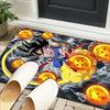 Goku Anime Office Rug Chair Mat, Game Carpet, Suitable for Front Door, Bedroom, Living Room, Desk, Holiday Gift