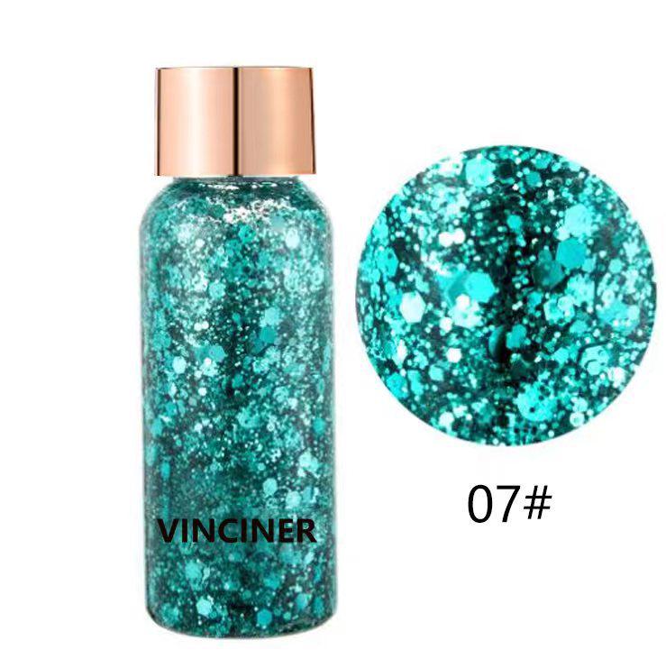 Mermaid Glitter Gel: Iridescent Face & Body Makeup