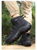 Men's Anti-slip Tactical Hiking Boots - Large Sizes 45-47 for Desert and Winter Mountaineering.
