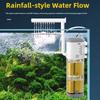 1Pcs 8/12/18/25W Aquarium Filter Pump Removable Rainshower pipe Fish Tank Filter Built-In 220V Water Changer Pump Aquarium