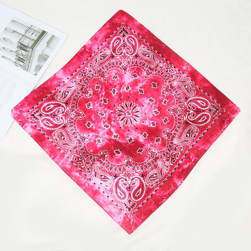 New Tie-dye Paisley Cotton Headband & Scarf: Sporty Outdoor Cycling & Hip Hop Accessory