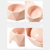 Double Dog Cat Bowls Food Water Feeder Non-Slip Pet Feeding Bowl for Small Medium Dogs Cats Puppy Kitten Durable Pet Dish