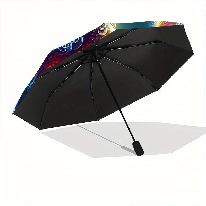 1pc Enchanted Dragons Design Automatic Open/CloseUmbrella,Compact Umbrella for Men & Women Day Gift.A061