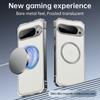 For Google Pixel 9 Case Compatible with MagSafe Hard PC Metal Frame Frosted Phone Back Cover