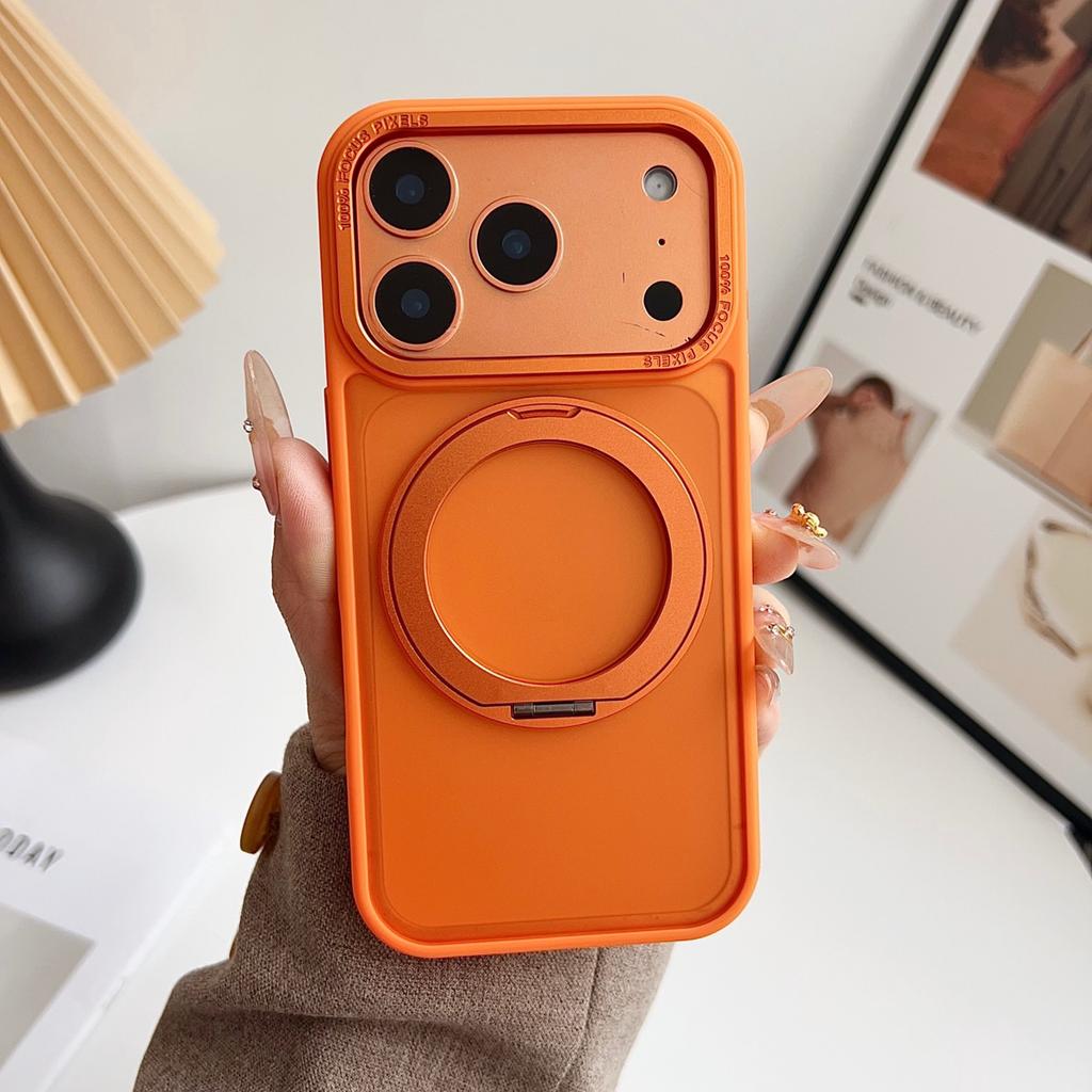 Skin feeling 111 rotating bracket for iPhone11promax magnetic mobile phone case Apple 11 matte protective case