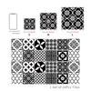 24Pcs/Set Mandala Style Ceramics Wall Sticker 10/15/20cm Vintage Tile Decoration Film Self Adhesive Moisture-proof