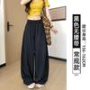 Womens White Quick-Dry Wide Leg Cargo Pants Loose Fit High Waist 2026 Lightweight Breathable Workwear Style