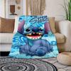 1 Stück Stitch-Druckdecke - Weiche Ganzjahresdecke für Wohnzimmer, Schlafzimmer, Personalisierbares Geschenk mit entzückendem Cartoon-Design