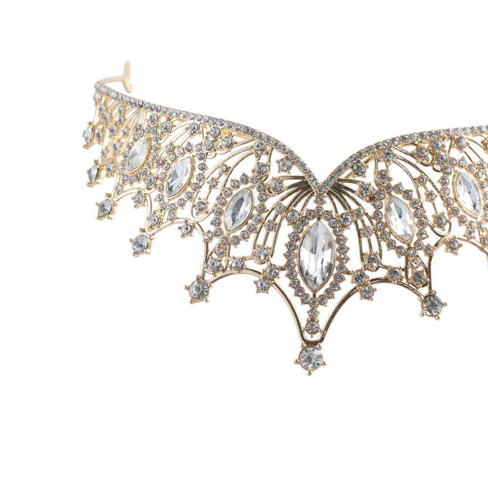 Rhinestone Brid Headband Crystal Tiara Korean Hairbands Princess Headband Baroque Women Hair Hoop