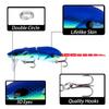 Imitation Mouse Minnow 2-Section Lure, 8cm/15.5g, Long-Casting Pencil for Bass, Asp & Black Carp.