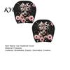 Comfortable Car Headrest Slip Covers 2Pcs Cute Calf with Pink Flowers, Breathable Auto Easy to Install Interior Upgrades Seat Protectors, Stretchy