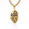 Hip Hop Trend Heart Styling Pendant Design Couple Necklace Holiday Commemorative Gift Accessories