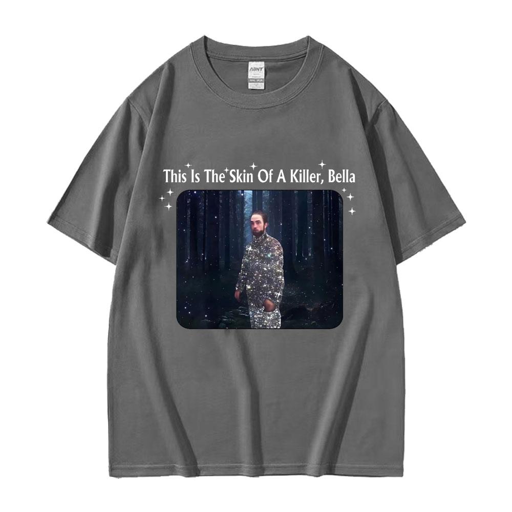 Robert Pattinson TShirts Twilight Saga Funny Print Streetwear Tees Unisex Oversized 100 Cotton T Shirt Tops Unisex Clothing