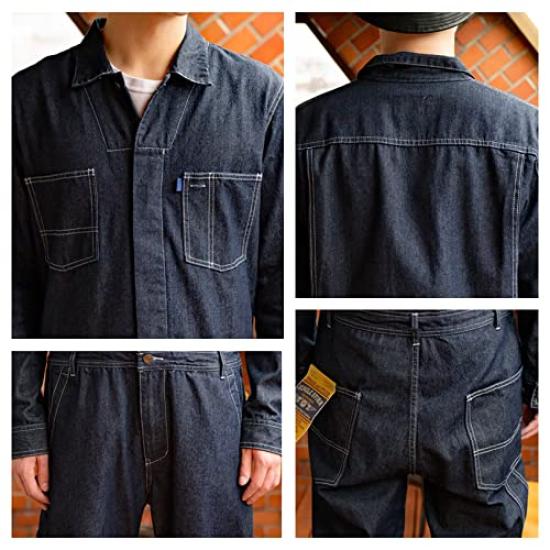 Denim Jumpsuit Overalls Indigo XL 8(eight) (Eight) All-in-One