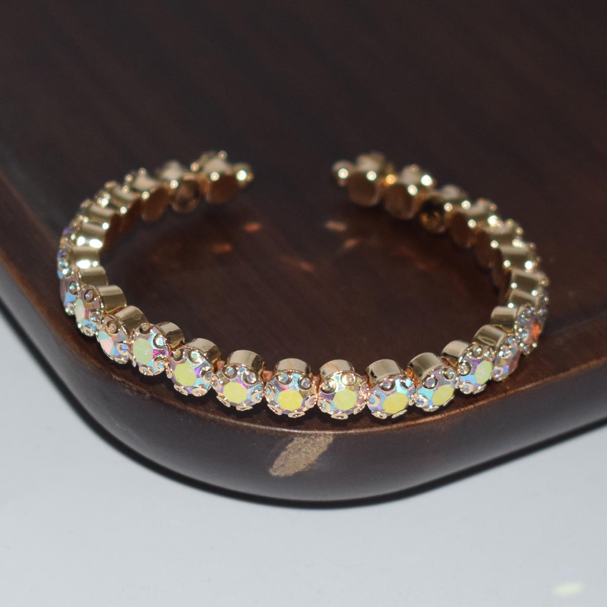 

Новый преувеличенный браслет на руку со стразами для невест - Кристальные украшения для выступлений