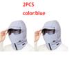 1/2/3PCS Outdoor Windproof Warm Mask Thickened Full Face Head Cover with Goggles Adjustable Cycling Sking Unisex Motorcycle Mask