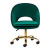 4Rico Swivel Chair Qs-Mf18G Green Velvet