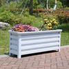 Aluminum Alloy Imitation Wood Grain Roadside Planter