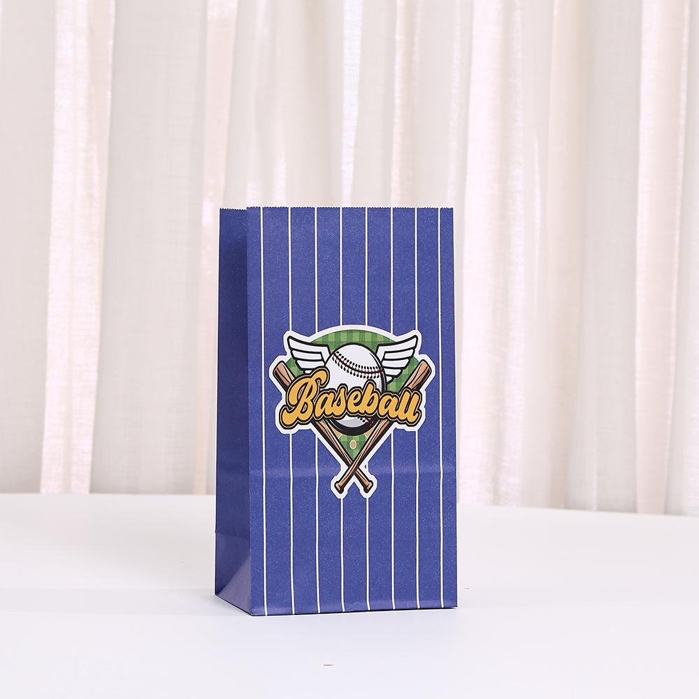 

StoBag Baseball Party Paper Bags Sports Theme Gift Wrapping Bags for Birthday Party Candy Snack Favor Supplies 30pcs&13x8x24cm