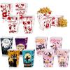 4pcs Pink Halloween Popcorn Box Paper Pumpkin Gift Packing Box  Kids