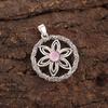 Rose Chalcedony Handmade Gemstone Pendant, 925 Solid Sterling Silver Pendant Antique Jewelry, Pendant For Engagement Gift