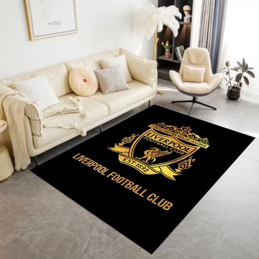 Liverpool Fc Crest Floor Mat Suitable for Hallway Study Room Dining Room Decorate Room Antislip Carpet Decorate Offices