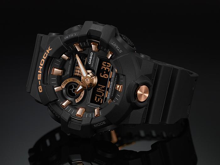 Casio G-SHOCK Men's Resin 200M Water Resistant Analog Shock Resistant Quartz Watch GA-710B-1A4