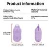 Quick-Dry Silicone Soap Bag Double-Sided Texture Gentle Exfoliating Dual-Sided Soap Scrubber Deep-Clean Reusable