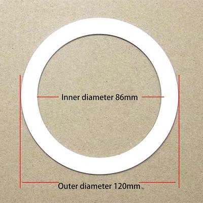 Foco LED Downlight Juntas tóricas Anillo de pantalla blanco Adaptador Anillos Espaciadores Ocultos Arandelas Arandelas Soporte de luz Extension Juntas