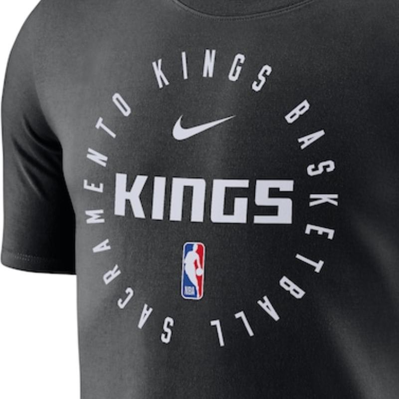 New Nike x NBA Dri FitSacramento Kings Legend On Court Practice Performance T Shirt Unisex Black HF1724-010