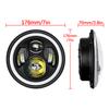 RGB 7" Round 6 Led Headlight RGB For Harley Davidson Touring Fat Boy Jeep Wrangler JK LJ CJ TJ