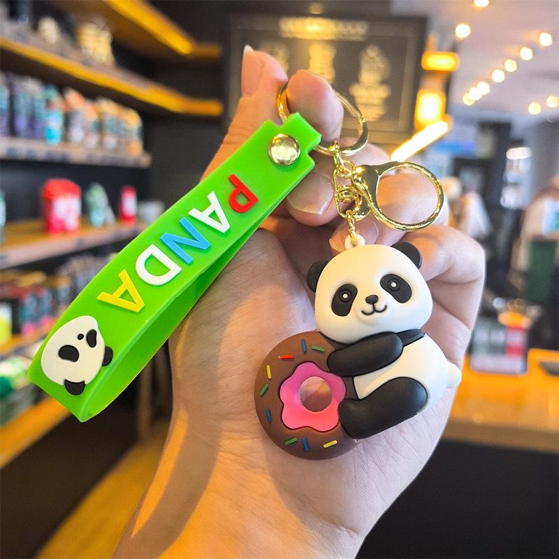 Panda Keychain Pendant - Creative Cultural Souvenir Gift from Chengdu with Bag