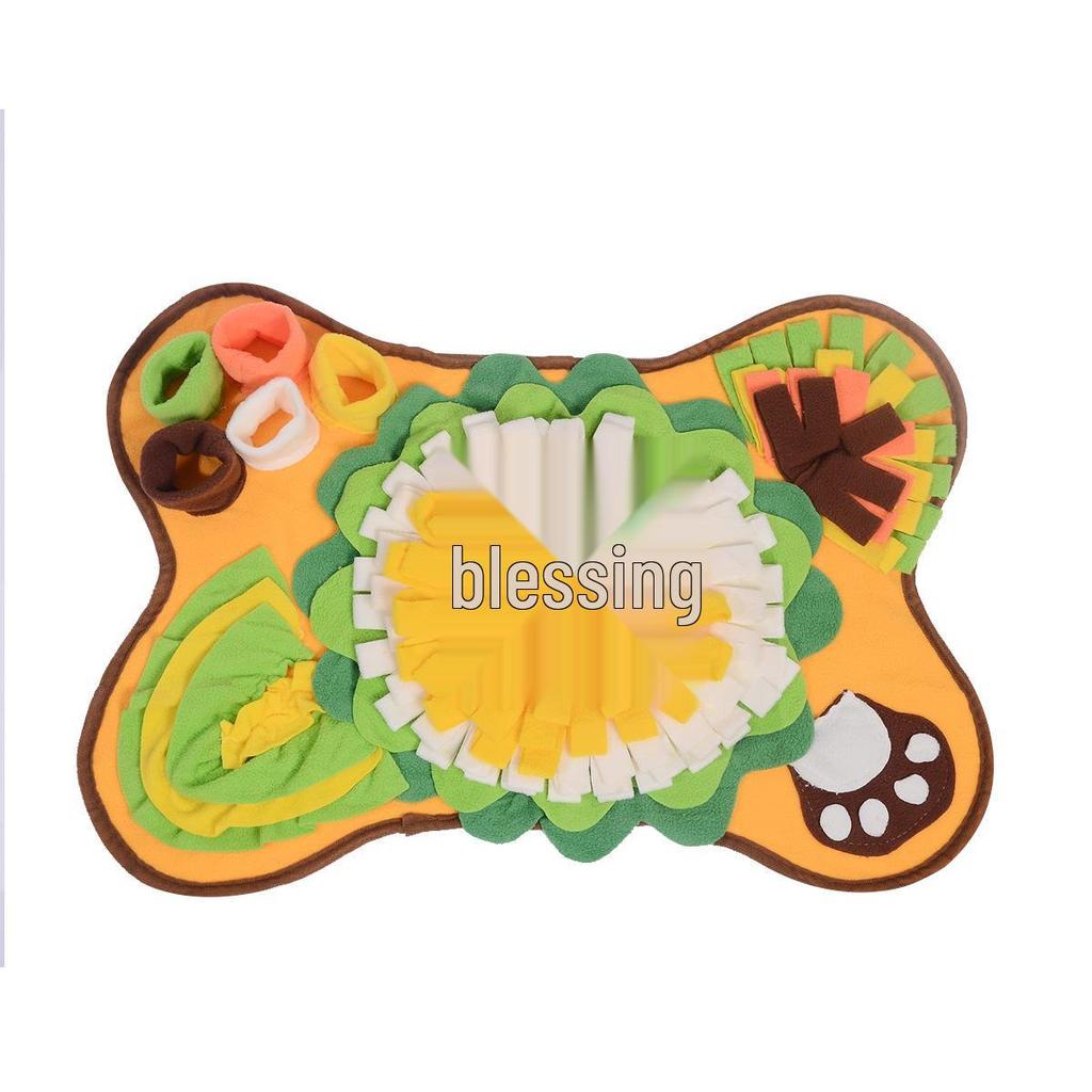 Bone-Shaped Dog Sniffing Mat: Olfactory Training & Puzzle Slow Feeder Toy