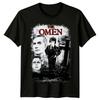 Das Omen (1976) Filmplakat Inspiriertes 100% Baumwolle T-Shirt Herren T-Shirts Oberteil Retro 70er Jahre T-Shirt Unisex