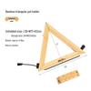 Portable Bamboo Triangle Pot Holder